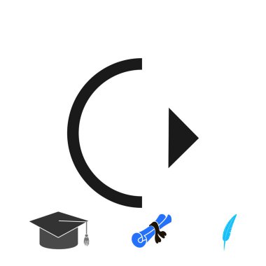 kutsal kişilerin resmi, vektör en iyi düz simgesini Eps oynamak