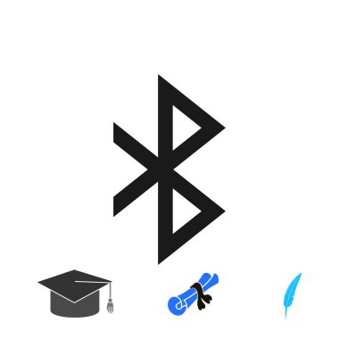 Bluetooth simgesini, vektör en iyi düz simgesini Eps