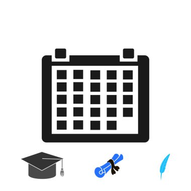 takvim simgesini, vektör en iyi düz simgesini Eps