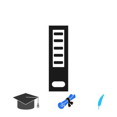 kitap web simgesi, vektör en iyi düz simgesini Eps