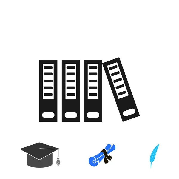 Ícone Infográfico Educação Vetor Melhor Ícone Plano Eps —  Vetores de Stock