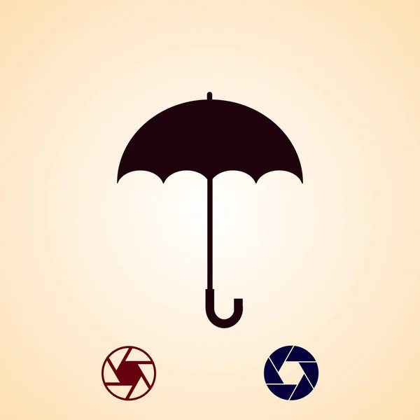 Umbrella Icon Vector Best Flat Icon Eps — Stock Vector