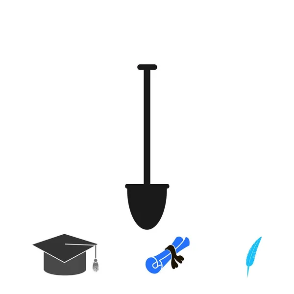 Лопата Векторна Іконка Векторна Краща Плоска Іконка Eps — стоковий вектор