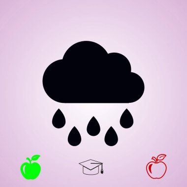 Hava vektör simgesi, vektör en iyi düz simgesini Eps