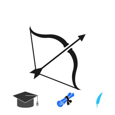 aşk tanrısı kutsal kişilerin resmi, vektör en iyi düz simgesini Eps