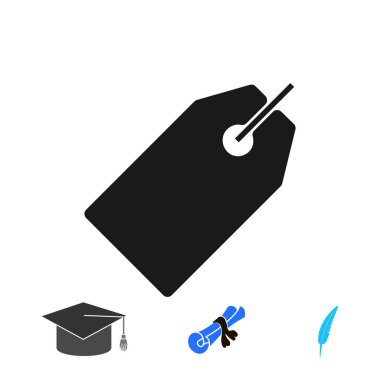 fiyat kutsal kişilerin resmi, vektör en iyi düz simgesini Eps