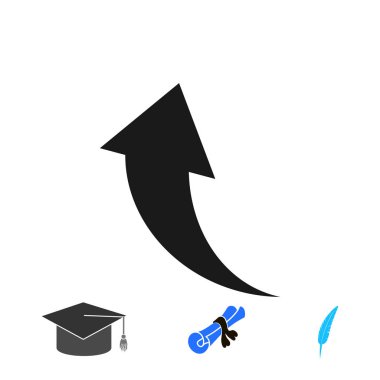 ok simgeleri, vektör en iyi düz simgesini Eps