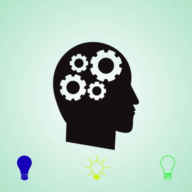 el simgesi dişli, en iyi düz simgesini Eps vektör