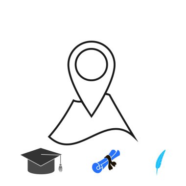 Navigator Kılavuzu kutsal kişilerin resmi, vektör en iyi düz simgesini Eps