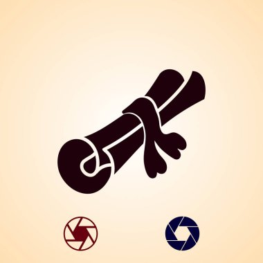 kaydırma simge vektör, en iyi düz simgesini Eps