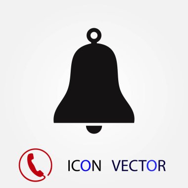 zil simgesini, vektör en iyi düz simgesini Eps