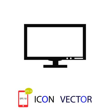 Ekibimizi bilgisayar vektör ikon, vektör en iyi düz simgesini Eps