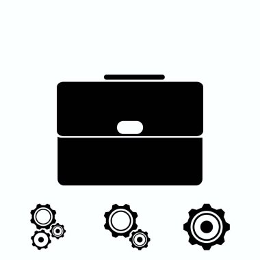 çanta vektör simgesi, vektör en iyi düz simgesini Eps