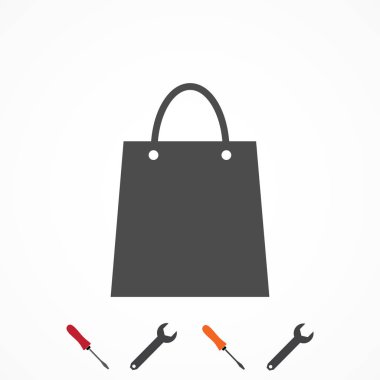 çanta simge vektör en iyi düz simgesini Eps