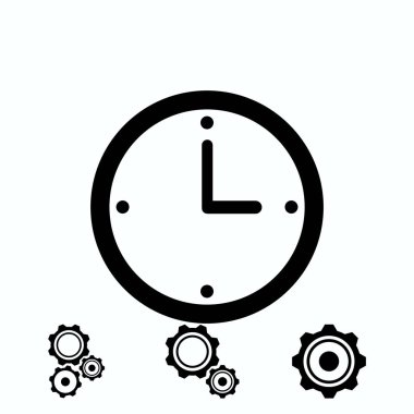 simge vektör en iyi düz simgesini Eps saat