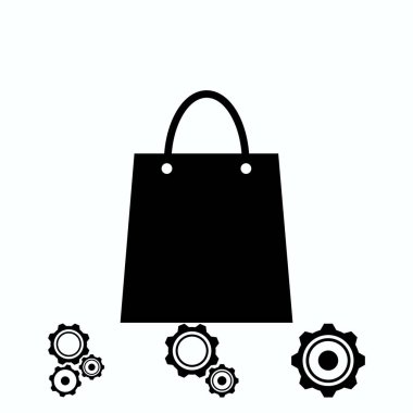 çanta simge vektör en iyi düz simgesini Eps