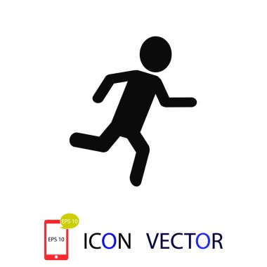 Çalışan simgesi, vektör en iyi düz simgesini Eps