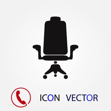 sandalye kutsal kişilerin resmi, vektör en iyi düz simgesini Eps