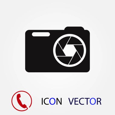 kamera vektör simgesi, vektör en iyi düz simgesini Eps