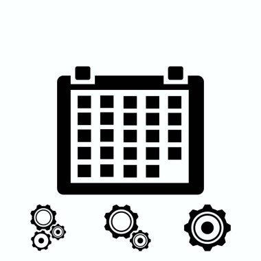 takvim simgesini, vektör en iyi düz simgesini Eps