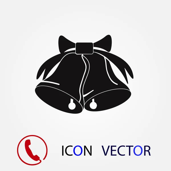 Icono Campanas Vector Mejor Icono Plano Eps — Vector de stock