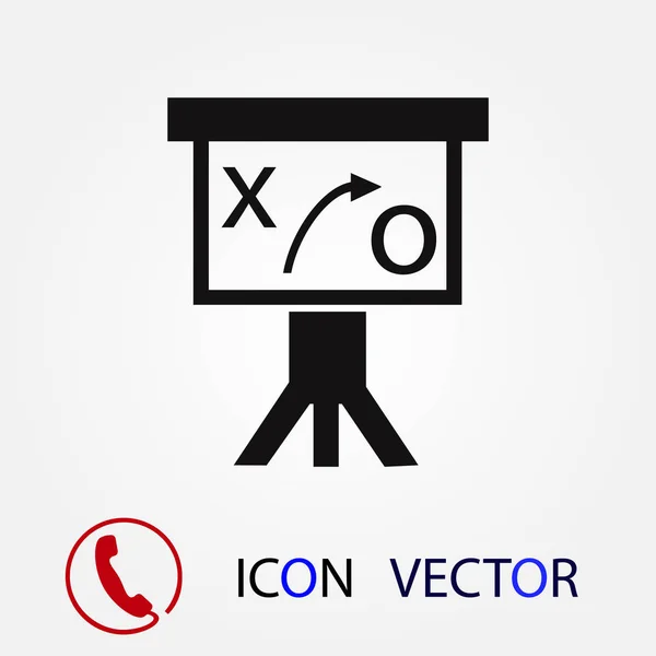 Icono Signo Presentación Vector Mejor Icono Plano Eps — Vector de stock