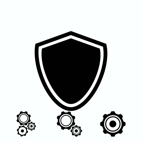 Shield Icon Vector Best Flat Icon Eps — Stock Vector