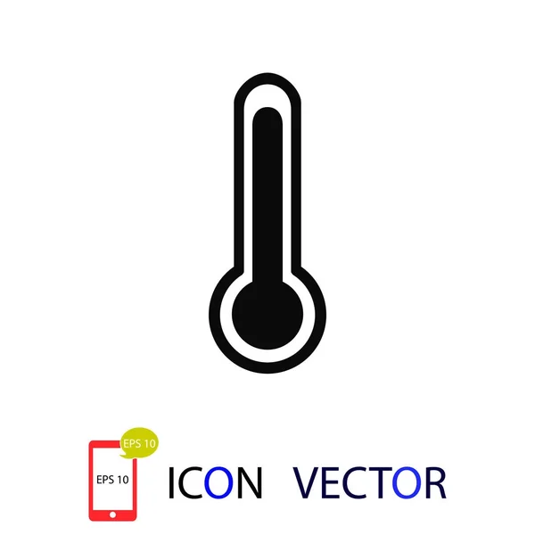Themperatures Икона Лучший Плоский Значок Вектор Eps — стоковый вектор