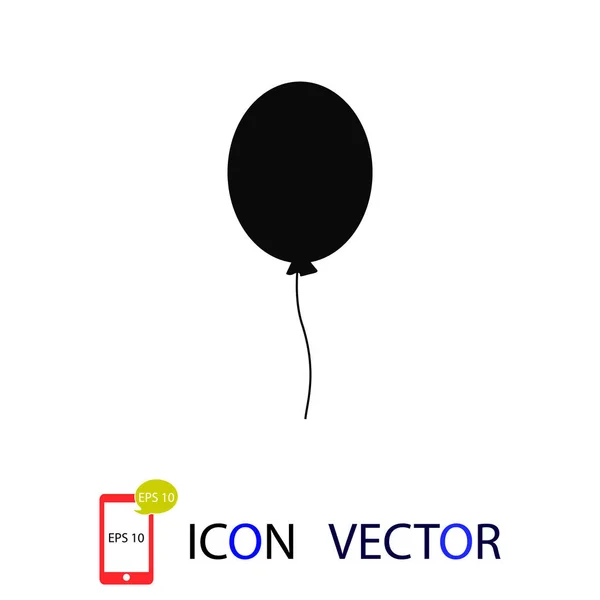 Ballon Symbol Vektor Bestes Flaches Symbol — Stockvektor