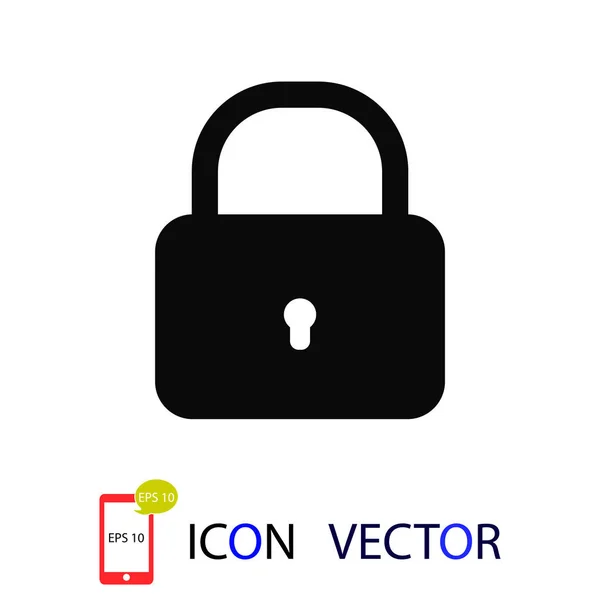 Lock Icon Vector Best Flat Icon Eps — Stock Vector