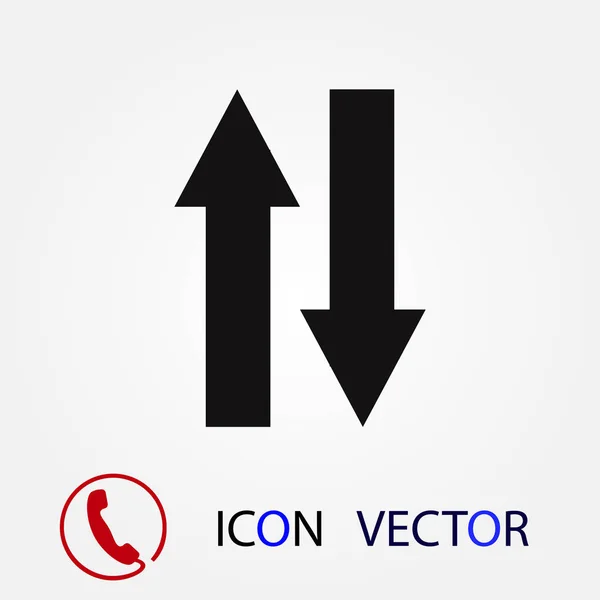 Icono Flecha Vector Mejor Icono Plano Eps — Vector de stock