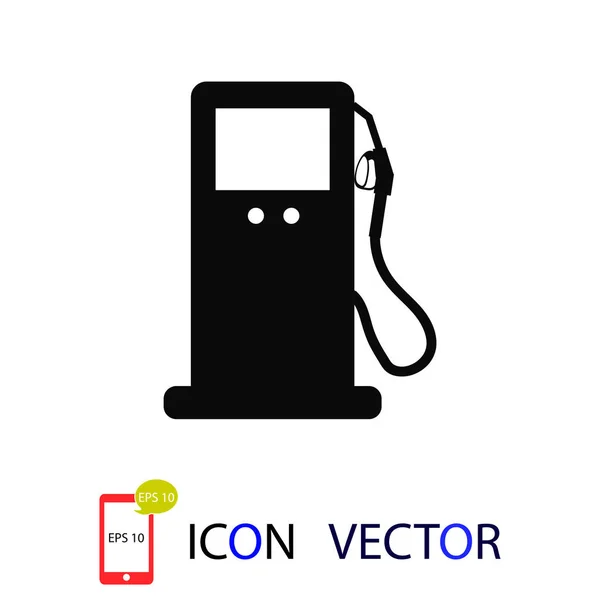 Icône Vectorielle Gaz Meilleure Icône Plate Vectorielle Eps — Image vectorielle