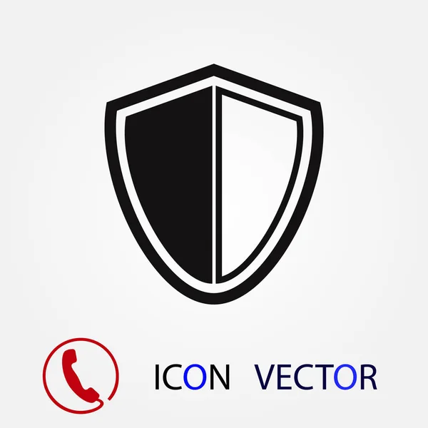 Icône Vectorielle Bouclier Meilleure Icône Plate Vectorielle Eps — Image vectorielle