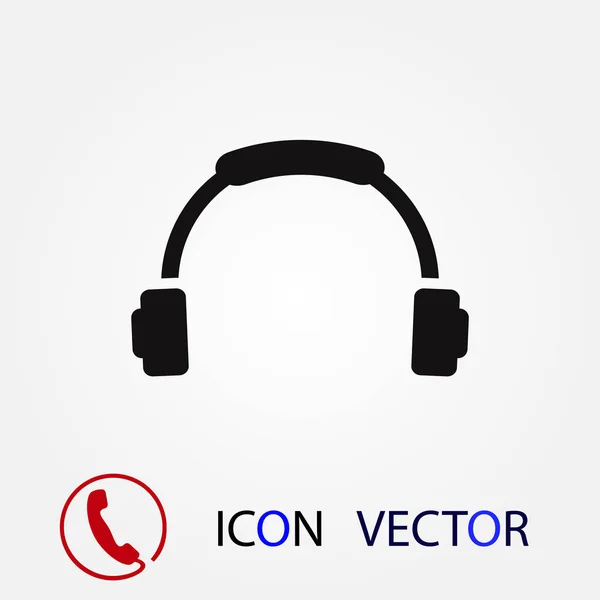 Icono Auriculares Vector Mejor Icono Plano Eps — Vector de stock