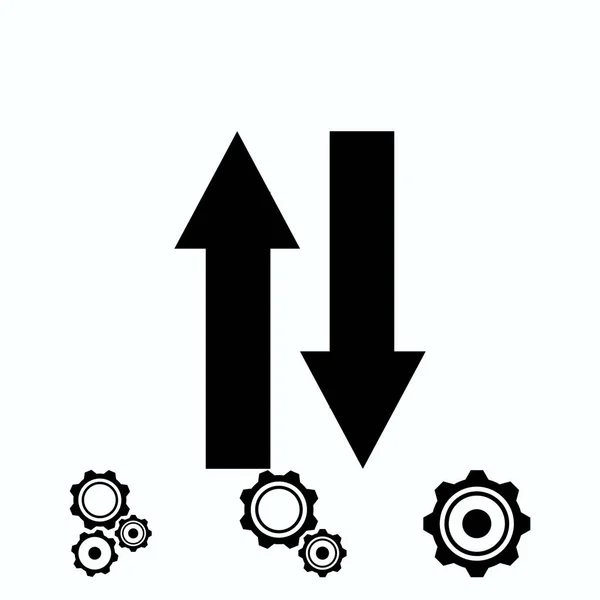 Ícone Seta Vetor Melhor Ícone Plano Eps — Vetor de Stock
