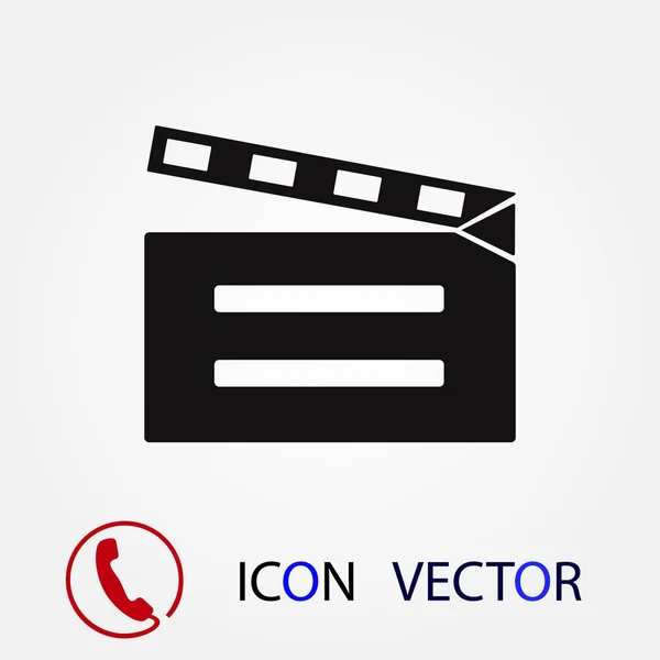 Ikon Video Vektor Ikon Flat Terbaik Eps - Stok Vektor