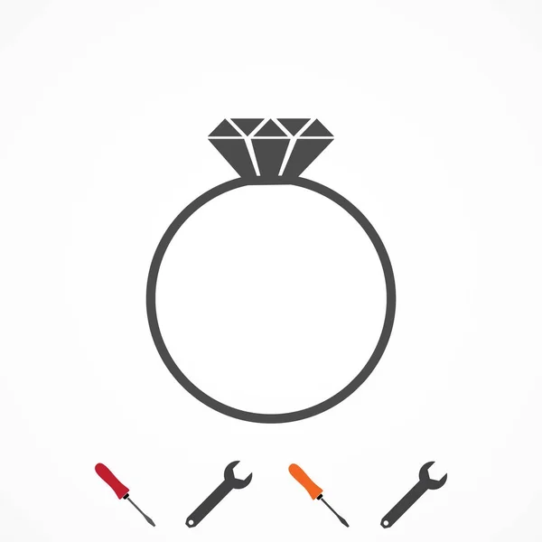 Ring Vector Icon Vector Best Flat Icon Eps — Stock Vector