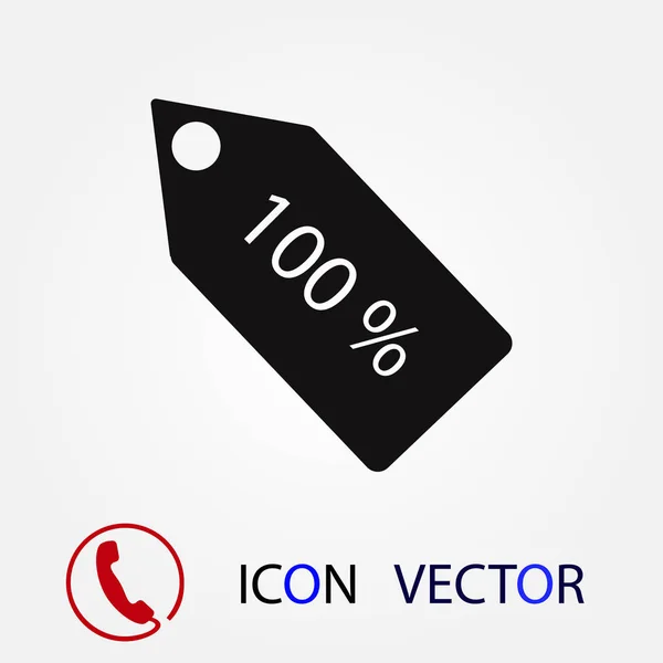 100 Tag Icon Vector Best Flat Icon Eps — Stock Vector