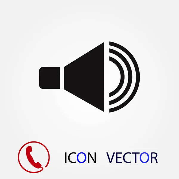Icono Del Altavoz Vector Mejor Icono Plano Eps — Vector de stock