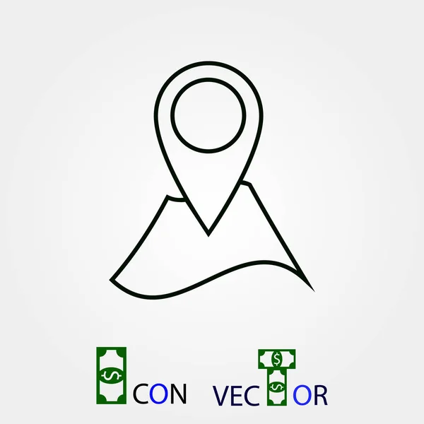 Піктограма Навігатора Векторна Найкраща Плоска Піктограма Eps — стоковий вектор
