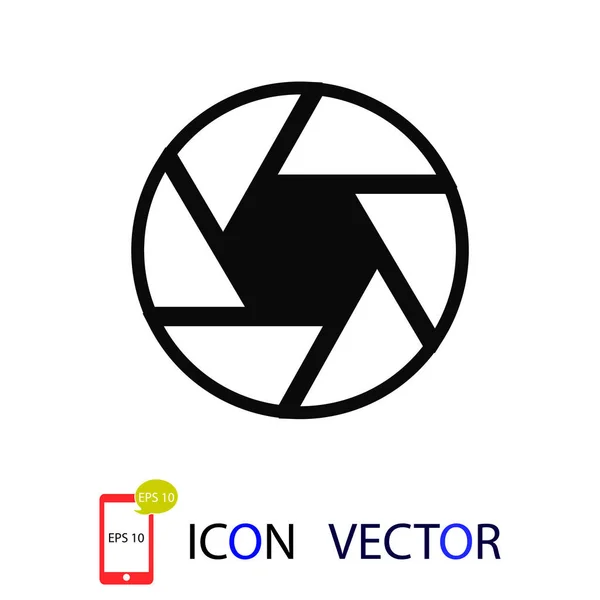 Значок Камери Векторна Краща Плоска Іконка Eps — стоковий вектор