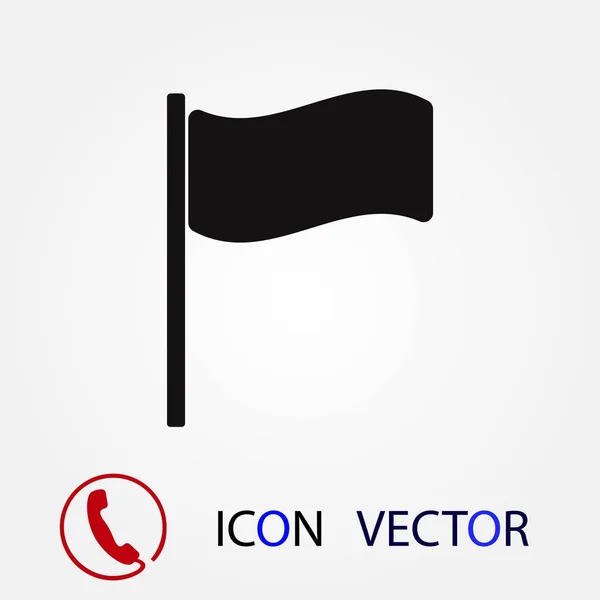 Flaggensymbol Vektor Bestes Flaches Symbol Eps — Stockvektor