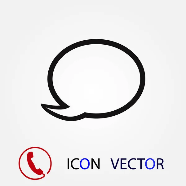 Icono Burbuja Voz Vector Mejor Icono Plano Eps — Vector de stock