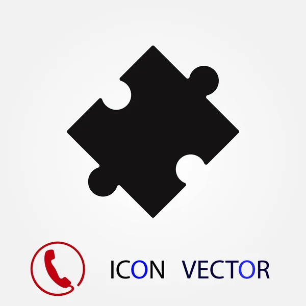 Puzzle Vektor Symbol Vektor Bestes Flaches Symbol Eps — Stockvektor