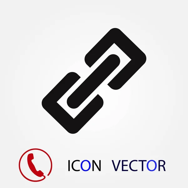 Propojení Jedné Ikony Vektorová Nejlepší Ploché Ikony Eps — Stockový vektor
