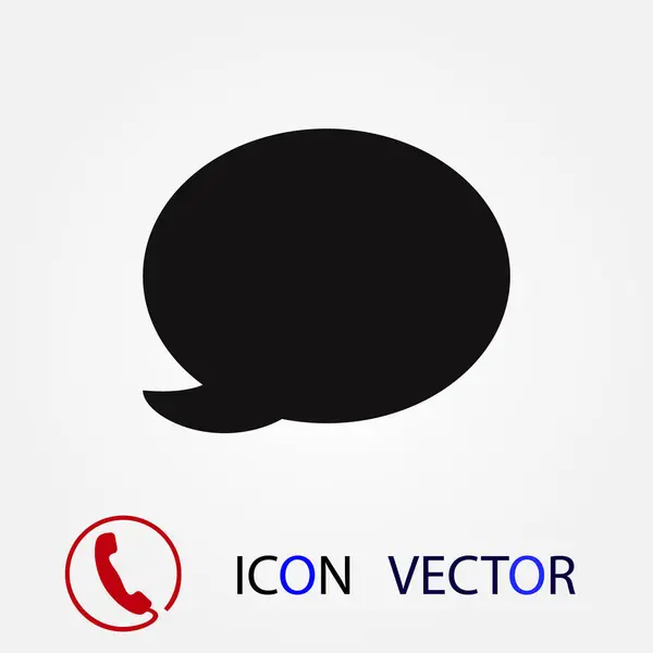 Icône Bulle Vocale Vecteur Meilleure Icône Plate Eps — Image vectorielle