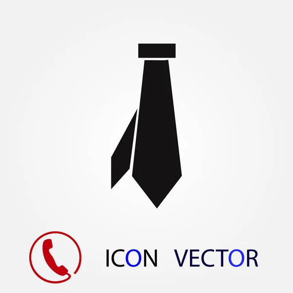 Krawattensymbol Vektor Bestes Flaches Symbol Eps — Stockvektor