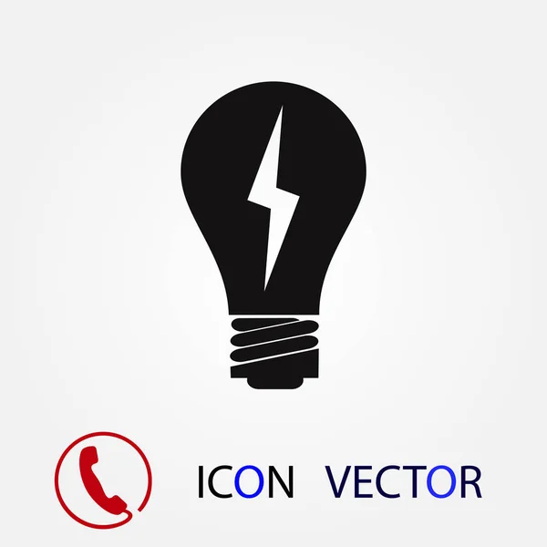 Light Bulb Vector Icon Vector Best Flat Icon Eps — Stock Vector