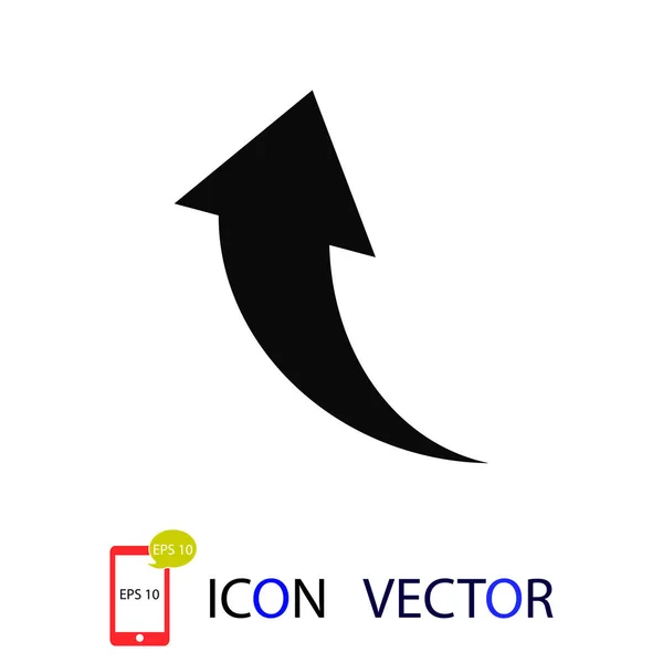 Pfeilsymbole Vektor Bestes Flaches Symbol Eps — Stockvektor