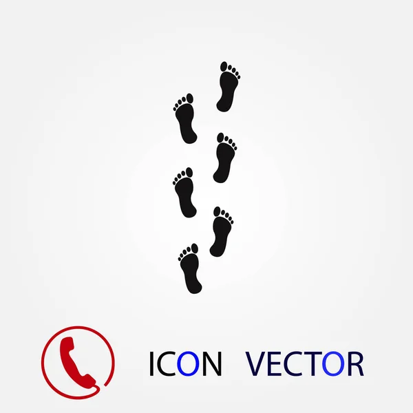 Pie Icono Vector Mejor Icono Plano Eps — Archivo Imágenes Vectoriales